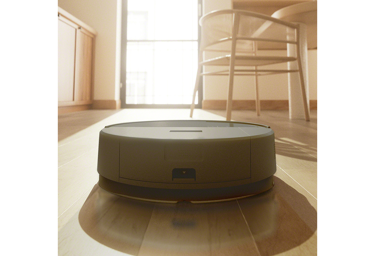 Παρουσιάζεται η σκούπα εν ενεργεία.